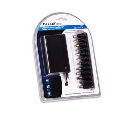 CARGADOR UNIVERSAL DELGADO PARA PORTÁTIL DE 90 W ARG-AC-0097