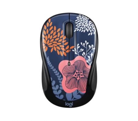 MOUSE LOGIT 910-005756 M317C ED FOREST FLORAL WIR