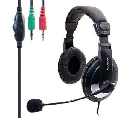 AURICULARES ESTÉREO PRO 75 CON MICRÓFONO ARG-HS-0075