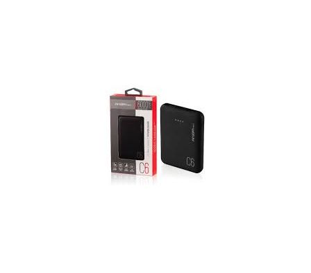 POWER BANK ARG-PB-1136BK 6.000mAh NEGRO