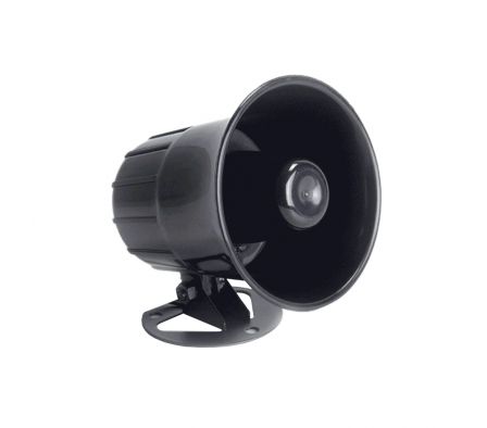 ALARMA DH ARA16 P/EXTERIOR NEGRA 5W 12V