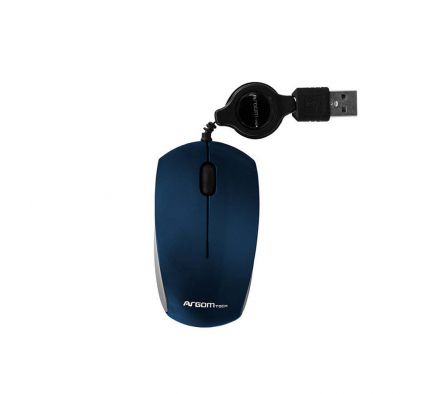 MOUSE ÓPTICO RETRÁCTIL CON CABLE USB 
ARG-MS-0007L