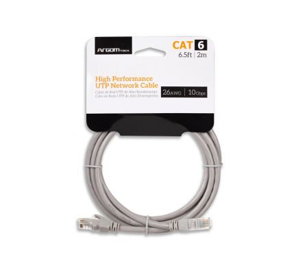 CABLE RED ARG-CB-1552 CAT6 2M GRIS